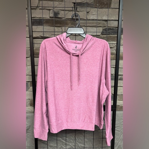 Skechers Tops - Skechers To Go Walk Women’s Magenta Cropped Hooded Sweatshirt, Size: 2X, NWT